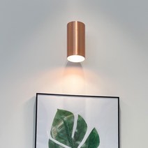 빛이야기 코이 원통 벽등 [1등/2등] 인테리어조명 클래식벽등 포인트벽등 벽조명 실내벽등 야외벽등 실외벽등 카페벽등 포인트조명 외부조명, 2등-골드, LED 파 30 집중 15W(중간빛)