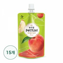 쁘띠첼워터젤리 복숭아 130MLx15개, 15개, 130ml