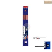 국산 굵은 샤프 샤프심 2.0 MM 적색 두꺼운 사프심 목공 미술 중학생