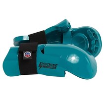 Pro Force 라이트닝 펀치 가라테 스파링 장갑 (블루 라지 (너클 너비: 9.9cm - 8.9cm - 9.5cm), Teal