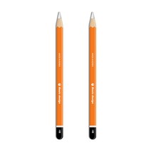 알럽스킨 애플펜슬 1세대 베이직 12컬러 스킨 보호필름 2매 (교차 가능), 오렌지