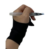 드로잉 타블렛 장갑 새끼손가락 갤럭시탭 갤탭 웹툰용 웹툰 작가 태블릿용 패드 그림 펜장갑 태블릿 디지털 그림용 스케치용 미술용 손 터치 방지 장갑 소사이즈