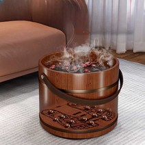 족욕기 발 찜질기 지압판 건식족욕기 습식족욕기, 족욕탕 + 뚜껑 + 족욕제 30개