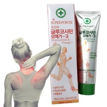 글루코사민마사지크림 스포츠마사지크림 근막이완젤, 조인트 글루코사민 오메가3 백년초 마사지 크림