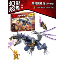 파이토 어둠의크리스탈 니야 전설 타이탄로봇 킹 마스터 무술대회 아이스드래곤 닌자고 레고 호환 블록, 다크호스