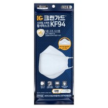 크린가드 수프림 스마트 황사마스크 KF94 흰색 대형 1매입, 1개