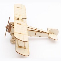 영국 전투기 복엽기 나무조립세트 우드 미술준비물 미술만들기 나무공예 집콕놀이, 단품