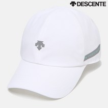 데상트 러닝 베이직 볼캡 SN123RCP10 WHT, 화이트