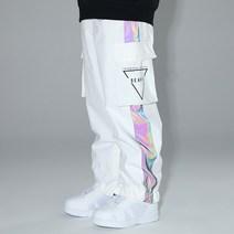 SEARIPE 조거 스노보드 바지 여 스키복 남장비 스키바지 방풍 방수 홀로그램 카고 스노우팬츠