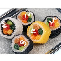 [더위치] 더위치 김밥캔들 비즈왁스시트(10X25) 16개 만들기 세트 향초