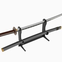 WANLIAN 검 스탠드 칼 후크 아크릴 2단 테이블 사무라이 검 스탠드 디스플레이 스탠드 모든 칼 지원 (블랙), Black