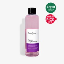 BONAJOUR 비건 가지 데일리 BHA 토너 205ml Eggplant Daily BHA Vegan Toner 205ml, 1