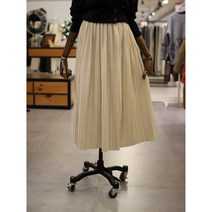 스테파니 잔벨벳 주름 스커트(A22SK2408)