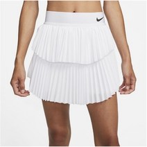 국내매장용 나이키 여성 테니스 전용 스커트 AS 나이키코트 드라이핏 슬램 DA4727-100 흰색 테니스공 보관 이너 쇼츠