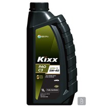 GS KIXX PAO C3 5W40 합성엔진오일 1L, 4개