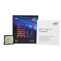 (INTEL 코어9세대 i7-9700KF 정품박스 (커피레이크 리프레시/3.60GHz/12MB/쿨러미포함) 세대/코어/정품박스/리프레시/쿨러미포함/커피레이크, 단일 모델명/품번