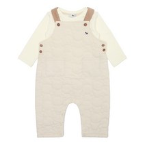 [블루독베이비8] FW23 베어퀼팅우주복 HJ 43C1360304 (BLUEDOG BABY 유아 출산 백일 선물 도트 강아지 내복