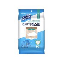 스카트 정전기 청소포 프리미엄 (대형) 30매, 옵션1 - 기본포장 (박스or비닐포장) (+0원)