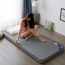 베스트 슬립 패밀리 저상 토퍼 가족 침대 매트 메모리 폼 패딩 리스 부드럽고 편안한 홈, 180x200cm, 어두운 회색
