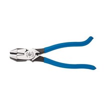 Klein Tools 클라인 툴 D2000-9ST 플라이어 사이드 커터는 철근 ACSR 나사 못 및 가장 단단한 와이어를 위한 강력한 9인치 철공 플라이어입니다.