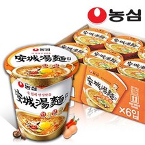 농심 안성탕면 컵라면 작은컵소 6개입 275384