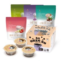 [네이쳐티]홈카페 파우더 그린티280g타로280g민트초코280g화이트초코딸기280g 버블티 만들기 세트, 타로280g 버블티 만들기 세트