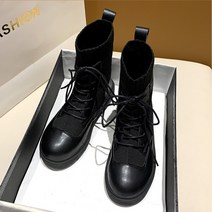 알리팡(Alipang) 여성 겨울 워커 라운드토 기본워커 캐주얼워커 트렌드워커 데일리워커 끈워커