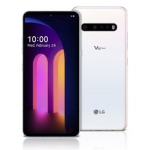 LG V60 ThinQ 모바일 휴대폰 NFC 스냅드래곤 865 옥타코어 안드로이드 스마트폰 6.8 인치 8GB +, 01 V600VM Simple Set, 01 White