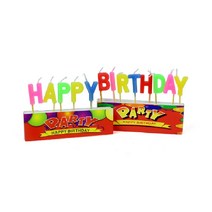 레터링 생일파티 초 HAPPY BIRTHDAY 케이크초, 기본