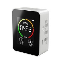 공기질측정기 이산화탄소 일산화탄소 가정용 미세먼지 VOC 파티클 측정기 다기능 168, 이산화탄소 검출기 흰색 2