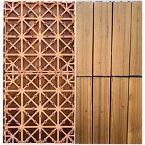 합성 인조 방부목 캠핑장 전원주택 바닥재 탄화목 DIY 야외 테라스 방수목 베란다 데크, 노란색 PE 방수(목재 포함)