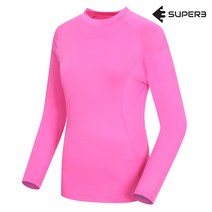 [슈퍼3] 여성 냉감 테크핏 티셔츠 SUPER3WWPINK