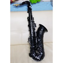 플라스틱색소폰 테너 Vibrato Saxophone Tenor 가벼운색소폰 테너 (본체검정 패드검정)