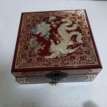 금문양 함보내기 봉채함 예물 애교 예단 신랑함 자개장 쥬얼리 선물 보석 보관 포장 케이스, R