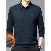 남성셔츠 페이크투피스 기모 상의 겨울 캐주얼 방한