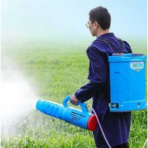 연막소독기 연막 살충기 스프레이 노즐 송풍기 농업용, 8세대 공기배럴+16A리튬+충전기
