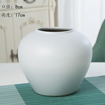 골동품 화분 미니 특이한 신기한 석고상 화석, 스크럽 화이트 스몰