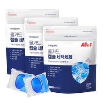 올가드 고농축 캡슐 세탁세제 프레쉬코튼향 32개입, 3개