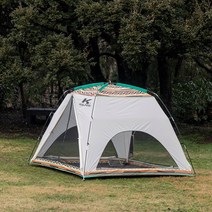 콜핑 레이 스크린돔 4방향 통풍 그늘막 텐트 KFN2195U, CREAM, 4인용