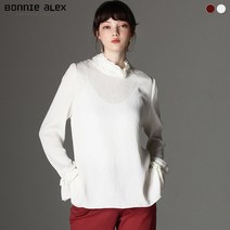 [보니알렉스] (BONNIE ALEX) 포플리 프릴 블라우스