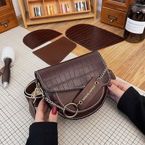 탑씨유 가죽공예 diy 가죽 가방만들기 키트 diy 가방만들기 패키지 세트 직접 만드는 새드백, 베이지