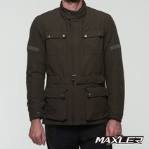맥슬러 예거 하프 코트 / Maxler JAEGER HALF COAT / 풀보호대 라이더 자켓 / 오토바이 모터사이클 자켓, 브라운