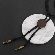 블루타이 넥타이 대용 타이슬링 행운의 목걸이 펜던트 악세사리 루프타이 패션넥 캐주얼 W09