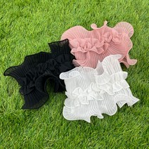 플레이버디 프릴 목토시 넥쿨러 넥워머 레이스 골프용품 골프악세서리 ( 3 color ), 핑크