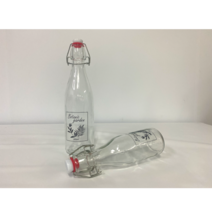 스윙병 더치커피 과일청 오일 소스 음료 저장 유리 병, 1200ml, 1개