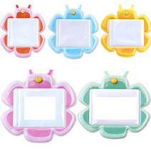 동인 옷핀 목걸이명찰 플라워명찰 5개입, ER 옥색