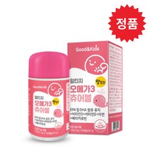 내츄럴플러스 성장기 아이 굿앤키즈맛있는오메가3츄어블 (EPA DHA 함유유지), 1개