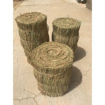 볏단 볏짚 지푸라기 블록 건초 새끼줄 보온 잔디 정원 더미, 10x20(원형-지름x높이)