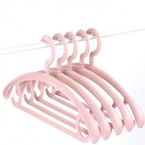 어깨 뿔 방지 회전 옷걸이 뽕 남자정장 티셔츠 10P 색상랜덤 안늘어나는 세탁소