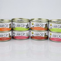 아이엠캣 유산균 고양이캔 80g (오리지날) 24개 한박스, 콤보세트